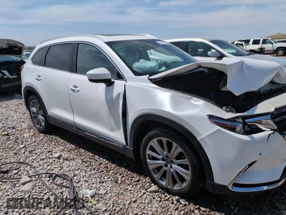 2023 Mazda CX-9 Signature with VIN JM3TCBEY7P0640089, listed as a Copart auction lot 61674085 with 55,387 mi miles and Salvage title. Bid and sale history available at DreamBid. Image 13.