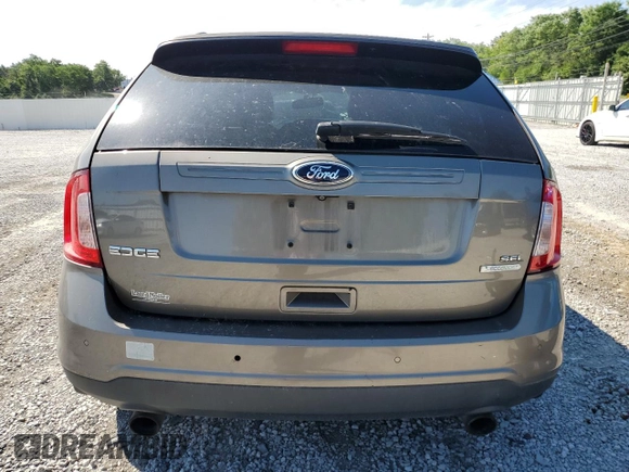 2014 Ford Edge SEL with VIN 2FMDK3J91EBA33648, listed as a Copart auction lot 63723214 with 0 mi miles and Salvage Title. Bid and sale history available at carsss.com. Image 6.