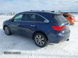 2016 Acura MDX Advance with VIN 5FRYD4H94GB037774, listed as a IAAI auction lot 41345763 with 133,045 mi miles and . Bid and sale history available at DreamBid. Image 3.