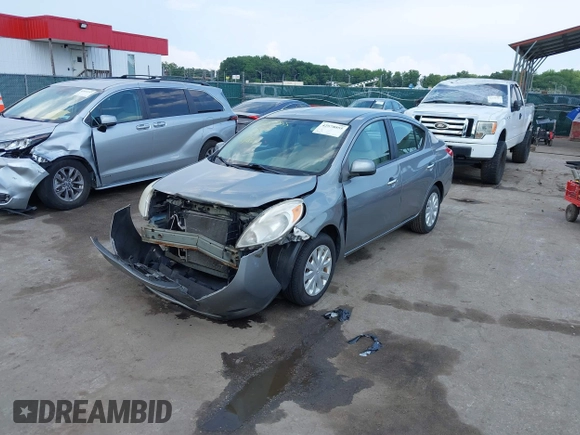 2012 Nissan Versa SV with VIN 3N1CN7AP7CL819956, listed as a IAAI auction lot 42578855 with 57,245 mi miles and . Bid and sale history available at DreamBid. Image 12.