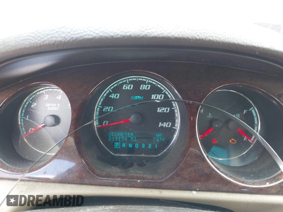 2011 Buick Lucerne CXL with VIN 1G4HC5EM7BU129010, listed as a IAAI auction lot 42210856 with 211,194 mi miles and . Bid and sale history available at DreamBid. Image 7.