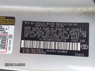 2007 Toyota Camry CE with VIN 4T1BE46K57U589118, listed as a IAAI auction lot 42170659 with 136,385 mi miles and . Bid and sale history available at DreamBid. Image 9.