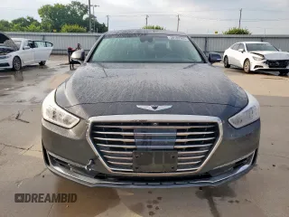 2018 Genesis G90 Premium z VIN KMHG34JA5JU037569, wystawiony jako Copart lot #58182965 z przebiegiem 90 361 mil mil oraz Szkoda całkowita • Salvage title. Historia ofert i sprzedaży dostępna na DreamBid. Obrazek 5.