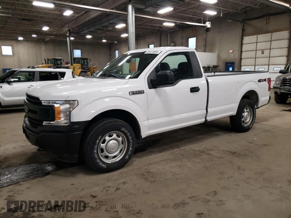 2020 Ford F-150 XL z VIN 1FTMF1EB3LKD22043, wystawiony jako Copart lot #85072684 z przebiegiem Nie podano mil oraz Szkoda całkowita • Salvage title. Historia ofert i sprzedaży dostępna na DreamBid. Obrazek 1.