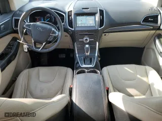 2017 Ford Edge Titanium with VIN 2FMPK3K88HBB88530, listed as a Copart auction lot 49213195 with 128,660 mi miles and Salvage Title. Bid and sale history available at carsss.com. Image 8.