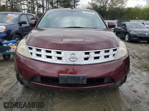 2005 Nissan Murano SL with VIN JN8AZ08W15W413430, listed as a Copart auction lot 52550105 with 156,401 mi miles and Salvage Title. Bid and sale history available at DreamBid. Image 5.