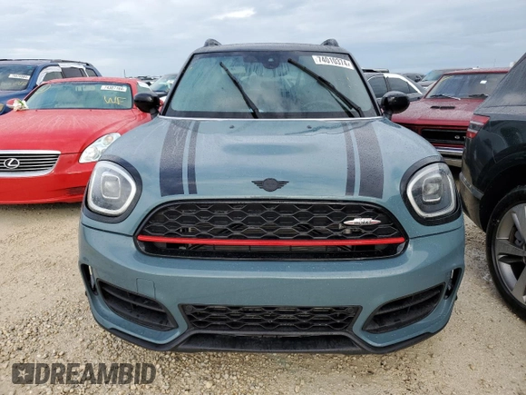 2023 MINI Countryman John Cooper Works with VIN WMZ33BS09P3R15676, listed as a Copart auction lot 74010374 with 0 mi miles and Non Repairable. Bid and sale history available at carsss.com. Image 5.