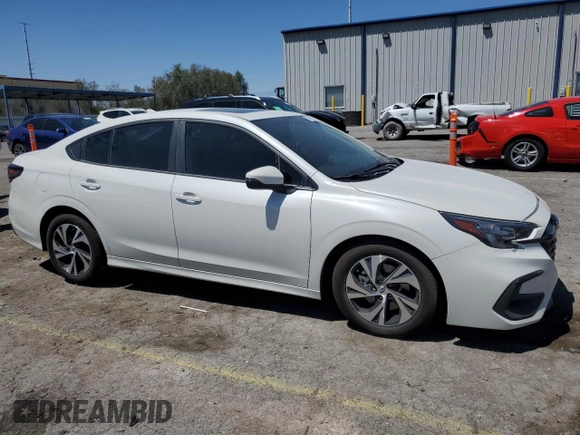 2025 Subaru Legacy Premium with VIN 4S3BWAF69S3007801, listed as a Copart auction lot 57688655 with 1,762 mi miles and Salvage title. Bid and sale history available at DreamBid. Image 4.