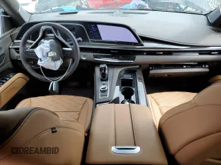 2024 Cadillac Escalade 4WD Sport with VIN 1GYS4FKL4RR310968, listed as a Copart auction lot 48261475 with 5,389 mi miles and Salvage title. Bid and sale history available at DreamBid. Image 8.