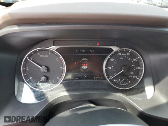 2023 Nissan Rogue S with VIN 5N1BT3AA9PC900666, listed as a Copart auction lot 53847955 with 32,885 mi miles and Salvage title. Bid and sale history available at DreamBid. Image 9.