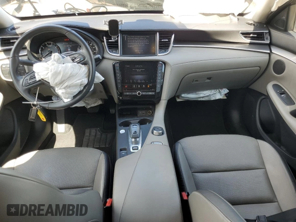 2023 Infiniti QX50 Luxe with VIN 3PCAJ5BA1PF111754, listed as a Copart auction lot 57872945 with 47,018 mi miles and Salvage title. Bid and sale history available at DreamBid. Image 8.