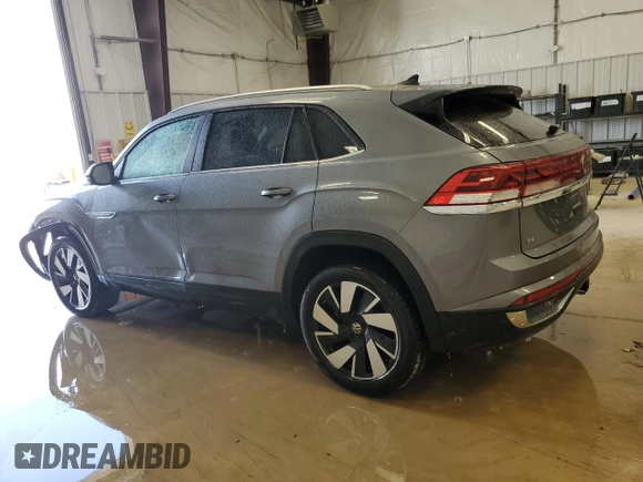 2025 Volkswagen Atlas SE with VIN 1V2WE2CA8SC206324, listed as a Copart auction lot 55507295 with 6,978 mi miles and Clean title. Bid and sale history available at DreamBid. Image 2.
