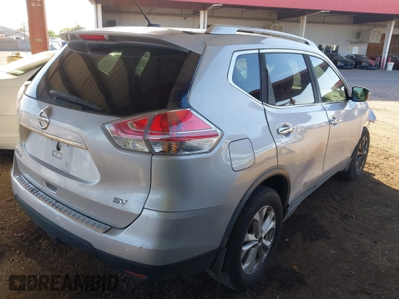 2016 Nissan Rogue S with VIN KNMAT2MT3GP730496, listed as a IAAI auction lot 42035050 with 135,333 mi miles and . Bid and sale history available at DreamBid. Image 4.