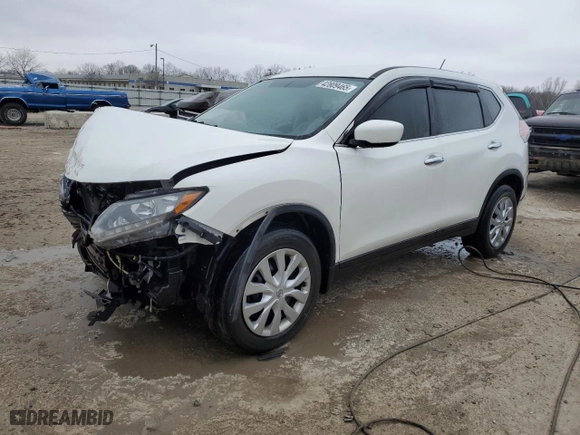 2016 Nissan Rogue S with VIN JN8AT2MT1GW024220, listed as a Copart auction lot 42809465 with 132,560 mi miles and Salvage Title. Bid and sale history available at carsss.com. Image 1.