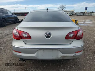 2011 Volkswagen CC Lux Plus with VIN WVWHN7AN9BE706459, listed as a Copart auction lot 43211955 with 121,250 mi miles and Clean Title. Bid and sale history available at carsss.com. Image 6.
