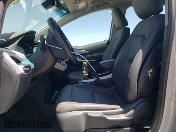 2021 Chevrolet Bolt EV Premier with VIN 1G1FZ6S07M4103987, listed as a Copart auction lot 61461585 with 7,218 mi miles and Salvage title. Bid and sale history available at DreamBid. Image 7.