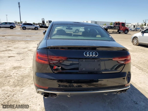 2018 Audi S4 Premium Plus with VIN WAUB4AF43JA074678, listed as a Copart auction lot 45165793 with 29,151 mi miles. Bid and sale history available at carsss.com. Image 6.