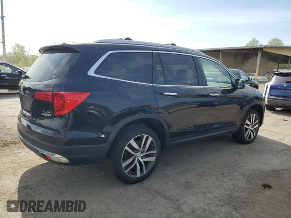 2017 Honda Pilot Elite with VIN 5FNYF6H09HB104654, listed as a Copart auction lot 55320795 with 187,306 mi miles and Clean Title. Bid and sale history available at DreamBid. Image 3.