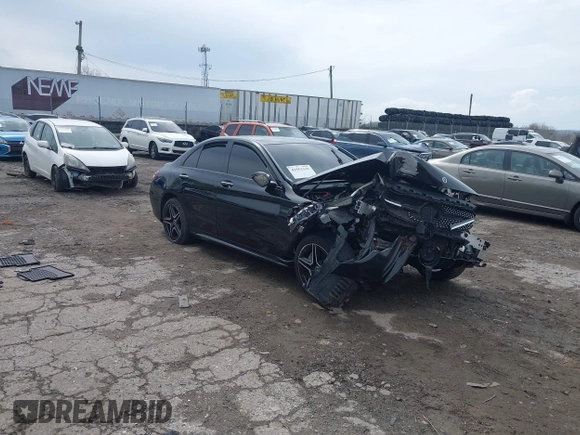 2019 Mercedes-Benz C C 300 with VIN 55SWF8EB5KU321410, listed as a IAAI auction lot 41951332 with Not Provided miles. Bid and sale history available at carsss.com. Image 1.