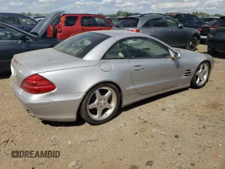 2003 Mercedes-Benz SL 500 z VIN WDBSK75F13F032092, wystawiony jako Copart lot #75596144 z przebiegiem 43 508 mil mil oraz Nie do naprawy • Non repairable. Historia ofert i sprzedaży dostępna na DreamBid. Obrazek 3.