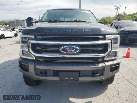 2022 Ford Super Duty F-250 SRW XL with VIN 1FT7W2BNXNEC61406, listed as a Copart auction lot 53473535 with 54,941 mi miles and Salvage Title. Bid and sale history available at carsss.com. Image 5.