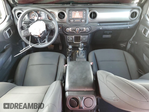 2019 Jeep Wrangler Unlimited Sport with VIN 1C4HJXDG6KW690966, listed as a Copart auction lot 62450355 with 55,576 mi miles and Salvage title. Bid and sale history available at DreamBid. Image 8.