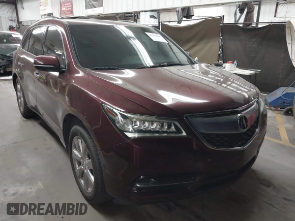 2014 Acura MDX Advance z VIN 5FRYD4H84EB007145, wystawiony jako IAAI lot #42201949 z przebiegiem 167 257 mil mil oraz . Historia ofert i sprzedaży dostępna na DreamBid. Obrazek 1.