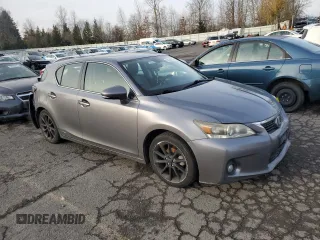 2012 Lexus CT 200h with VIN JTHKD5BH0C2100474, listed as a Copart auction lot 84559384 with 190,598 mi miles and Salvage Title. Bid and sale history available at carsss.com. Image 4.