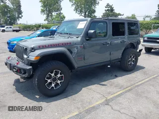 2020 Jeep Wrangler Unlimited Rubicon with VIN 1C4HJXFG3LW279636, listed as a IAAI auction lot 42430354 with 19,631 mi miles and . Bid and sale history available at DreamBid. Image 18.