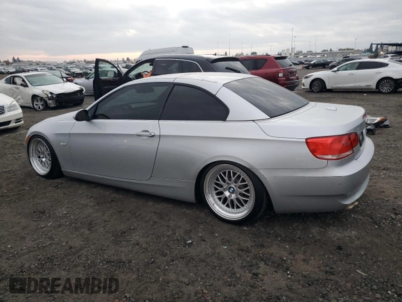 2007 BMW 3 Series 328i with VIN WBAWR33507PX75132, listed as a Copart auction lot 80589484 with 123,857 mi miles and Clean title. Bid and sale history available at DreamBid. Image 2.