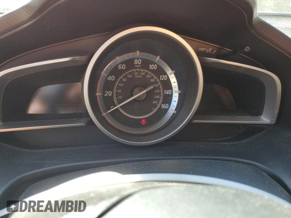 2016 Mazda 3 i Sport with VIN 3MZBM1K73GM258448, listed as a Copart auction lot 50324015 with 90,100 mi miles and Salvage Title. Bid and sale history available at DreamBid. Image 9.