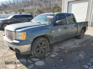 2008 GMC Sierra 1500 SLE1 with VIN 2GTEK13M281203766, listed as a Copart auction lot 46125255 with 0 mi miles and Salvage Title. Bid and sale history available at carsss.com. Image 1.