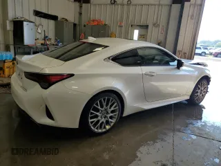 2020 Lexus RC 300 with VIN JTHD85EC0L5005814, listed as a Copart auction lot 64190475 with 71,129 mi miles and Salvage title. Bid and sale history available at DreamBid. Image 3.