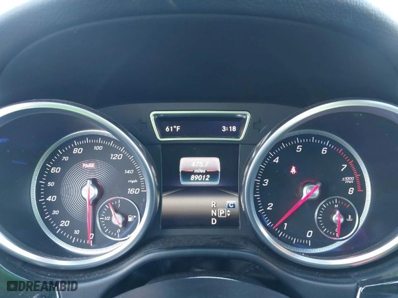 2017 Mercedes-Benz GLS with VIN 4JGDF6EE8HA855778, listed as a IAAI auction lot 41744342 with 89,012 mi miles. Bid and sale history available at carsss.com. Image 7.