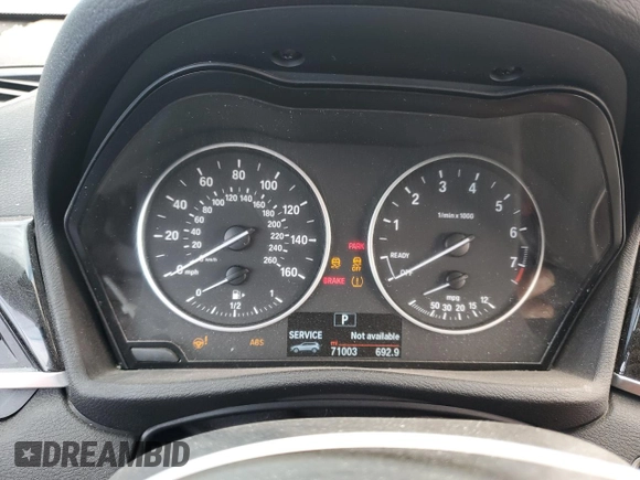 2017 BMW X1 xDrive28i with VIN WBXHT3C32H5F79403, listed as a Copart auction lot 50182775 with 71,003 mi miles and Salvage Title. Bid and sale history available at carsss.com. Image 9.