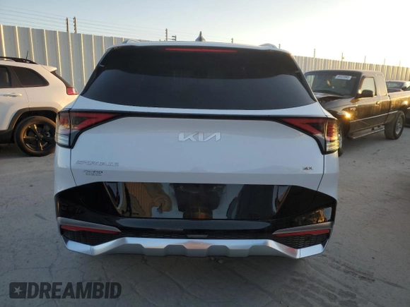 2023 Kia Sportage SX with VIN 5XYK4CAF4PG029166, listed as a Copart auction lot 48548095 with 83,305 mi miles and Salvage Title. Bid and sale history available at DreamBid. Image 6.
