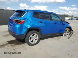 2023 Jeep Compass Sport with VIN 3C4NJDAN2PT510755, listed as a Copart auction lot 44611865 with 39,651 mi miles and Non repairable. Bid and sale history available at DreamBid. Image 3.