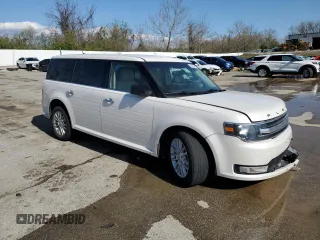 2019 Ford Flex SEL with VIN 2FMGK5C83KBA01423, listed as a Copart auction lot 51986795 with 46,847 mi miles and Salvage Title. Bid and sale history available at carsss.com. Image 4.