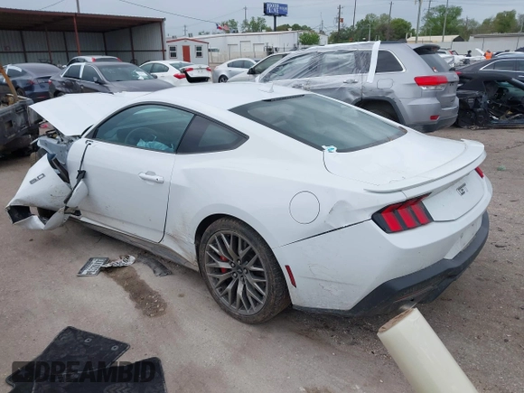 2024 Ford Mustang GT with VIN 1FA6P8CF2R5402483, listed as a IAAI auction lot 41885591 with 37,733 mi miles and . Bid and sale history available at DreamBid. Image 3.
