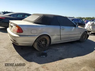 2003 BMW 3 Series 325Ci with VIN WBABS334X3PG91052, listed as a Copart auction lot 75196244 with 0 mi miles and Clean Title. Bid and sale history available at carsss.com. Image 3.