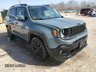 2018 Jeep Renegade Altitude with VIN ZACCJABB5JPH81978, listed as a Copart auction lot 49258925 with 213,508 mi miles and Salvage Title. Bid and sale history available at DreamBid. Image 4.