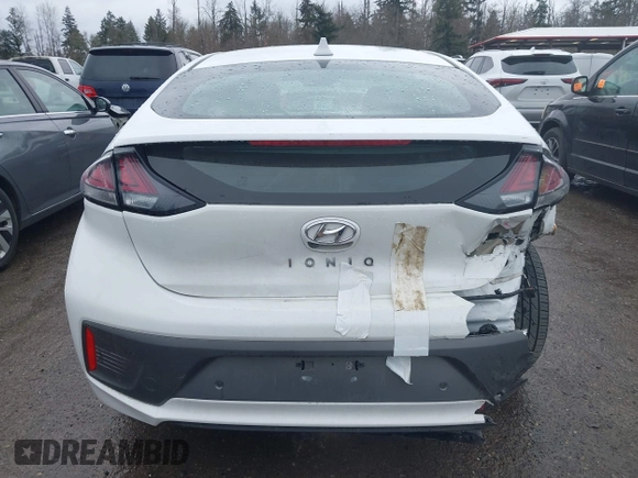2020 Hyundai Ioniq Limited with VIN KMHC05LC5LU240296, listed as a IAAI auction lot 41828416 with 71,276 mi miles and . Bid and sale history available at DreamBid. Image 16.