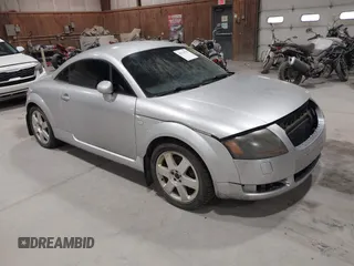 2002 Audi TT with VIN TRUWC28N521010684, listed as a IAAI auction lot 42116565 with 130,917 mi miles. Bid and sale history available at carsss.com. Image 1.