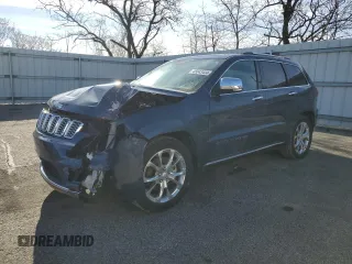 2021 Jeep Grand Cherokee Summit with VIN 1C4RJFJG8MC759390, listed as a Copart auction lot 45043434 with 33,376 mi miles. Bid and sale history available at carsss.com. Image 1.