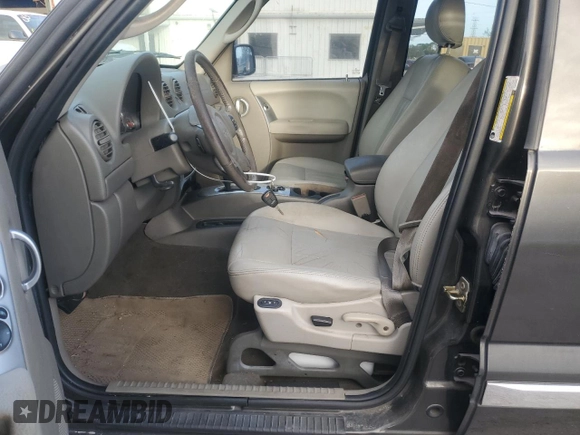 2005 Jeep Liberty Limited with VIN 1J4GK58K65W576962, listed as a Copart auction lot 76725054 with 189,361 mi miles and Salvage Title. Bid and sale history available at carsss.com. Image 7.