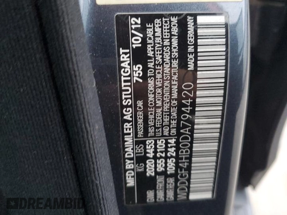 2013 Mercedes-Benz C 250 Sport с VIN WDDGF4HB0DA794420, выставлен на аукционе Copart как лот 41104684 с пробегом 178 174 миль миль и Списание • Salvage title. История ставок и продаж доступна на DreamBid. Изображение 12.