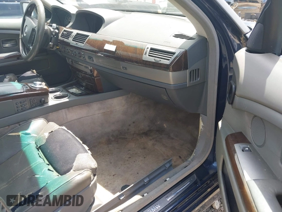 2003 BMW 7 Series 745i with VIN WBAGL63433DP66838, listed as a IAAI auction lot 42548738 with Not provided miles and . Bid and sale history available at DreamBid. Image 5.