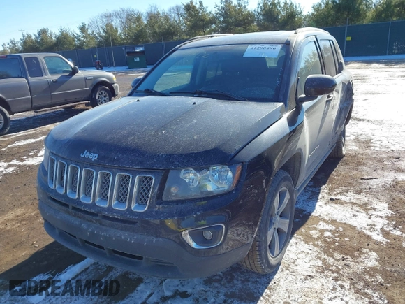 2017 Jeep Compass Latitude with VIN 1C4NJDEB5HD165566, listed as a IAAI auction lot 41290480 with 107,267 mi miles and . Bid and sale history available at DreamBid. Image 2.