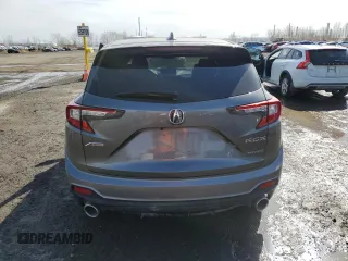 2023 Acura RDX w/A-Spec Package with VIN 5J8TC2H61PL801331, listed as a Copart auction lot 48678475 with 24,757 mi miles and Salvage title. Bid and sale history available at DreamBid. Image 6.