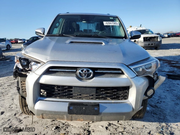 2021 Toyota 4Runner TRD Off Road with VIN JTEPU5JR8M5913297, listed as a Copart auction lot 42847565 with 84,399 mi miles and Salvage Title. Bid and sale history available at carsss.com. Image 5.